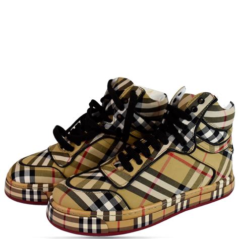 burberry sneakers sale womens|women's Burberry high top sneakers.